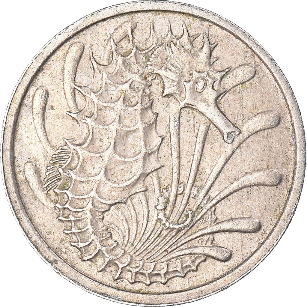 Monnaie, Singapour, 10 Cents, 1974