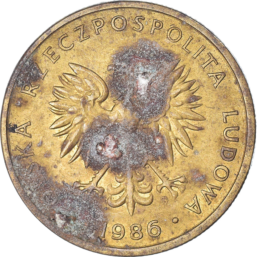 Monnaie, Pologne, 5 Zlotych, 1986