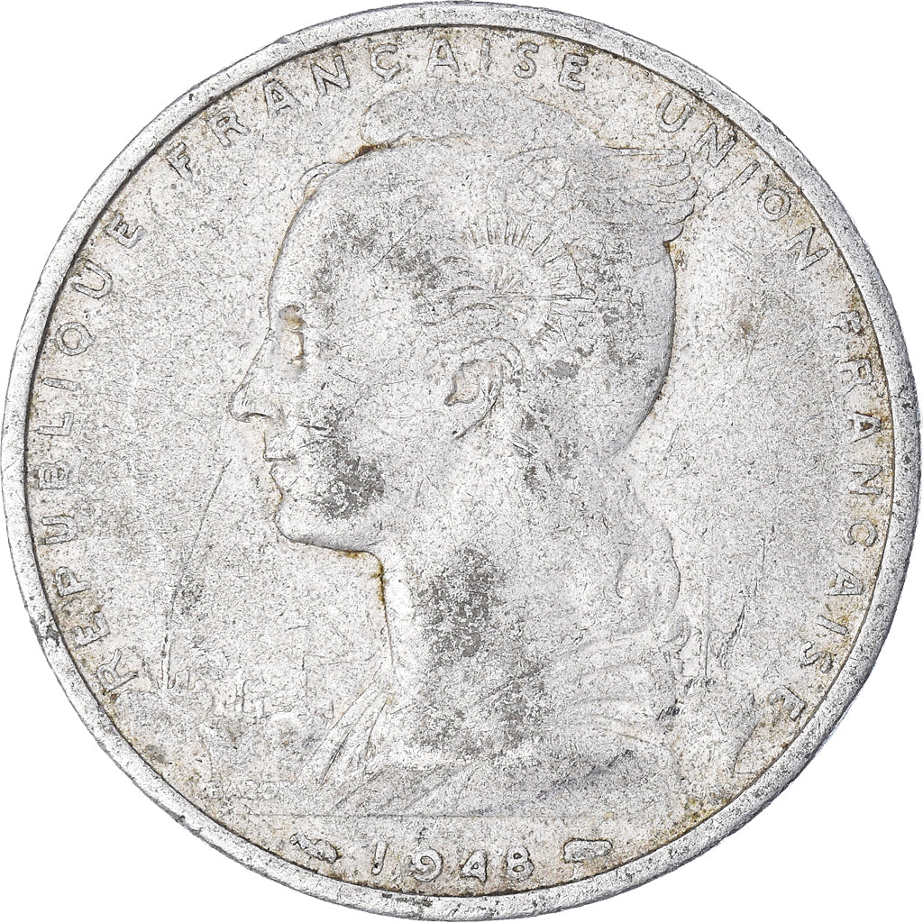 Münze, Somalia, 5 Francs, 1948