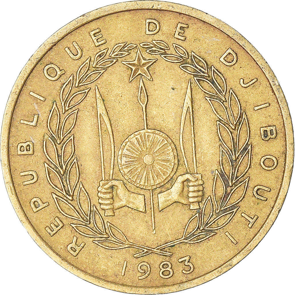 Münze, Dschibuti, 10 Francs, 1983