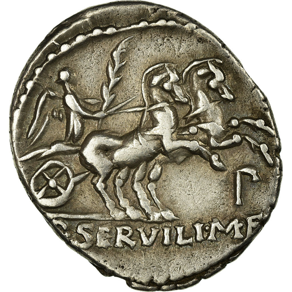 Moneda, Servilia, Denarius, MBC+, Plata, Babelon:14