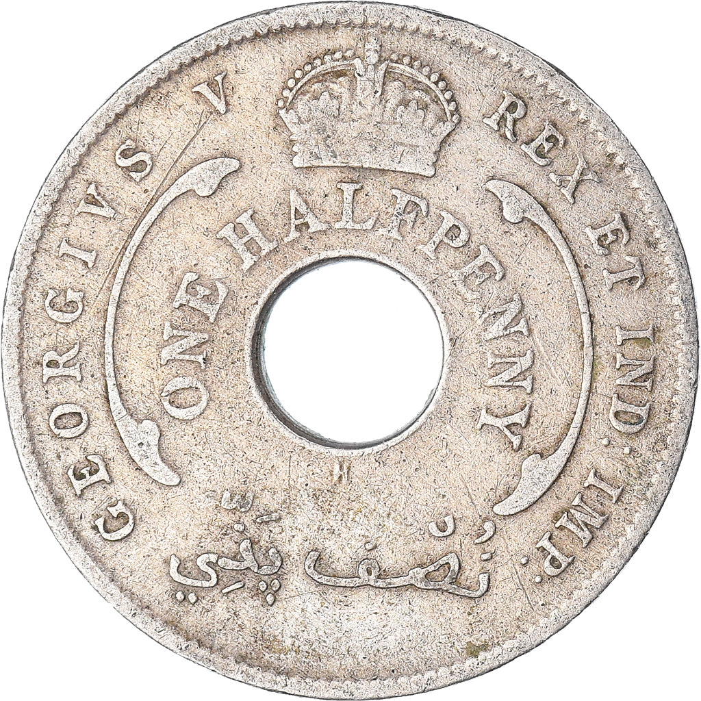 Coin, BRITISH WEST AFRICA, 1/2 Penny, 1920