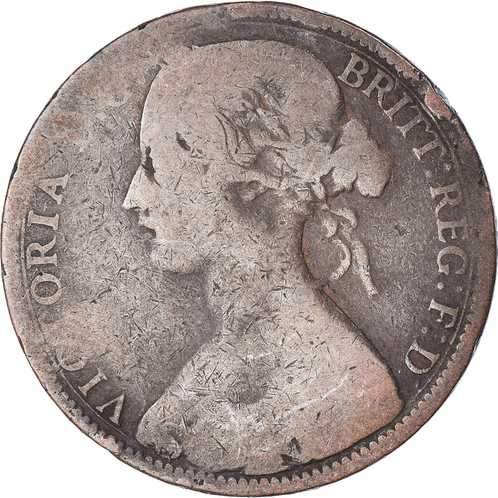 Moneda, Gran Bretaña, Penny, 1864