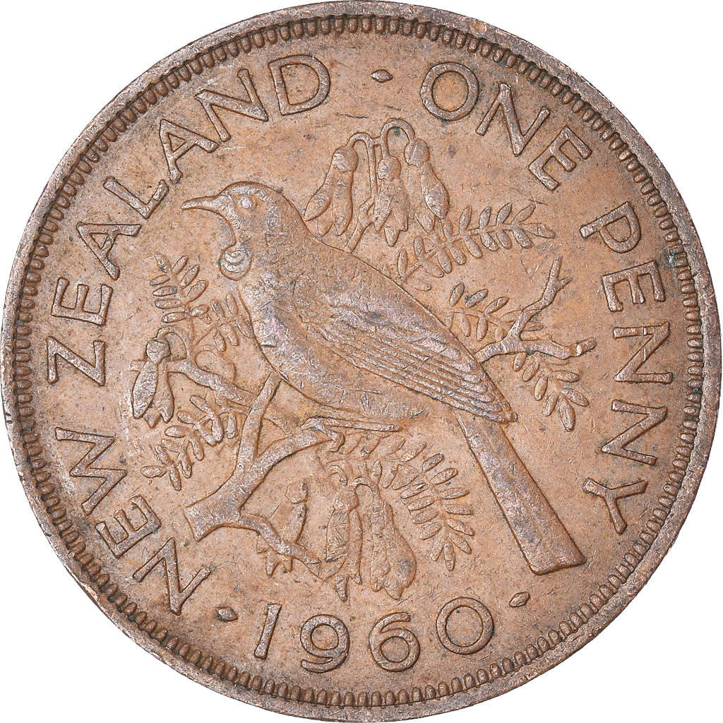 Moeda, Nova Zelândia, Penny, 1960