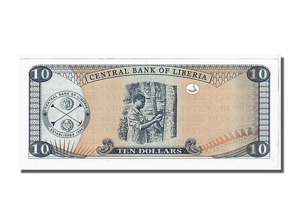 Billet, Liberia, 10 Dollars, 2006, KM:27c, NEUF