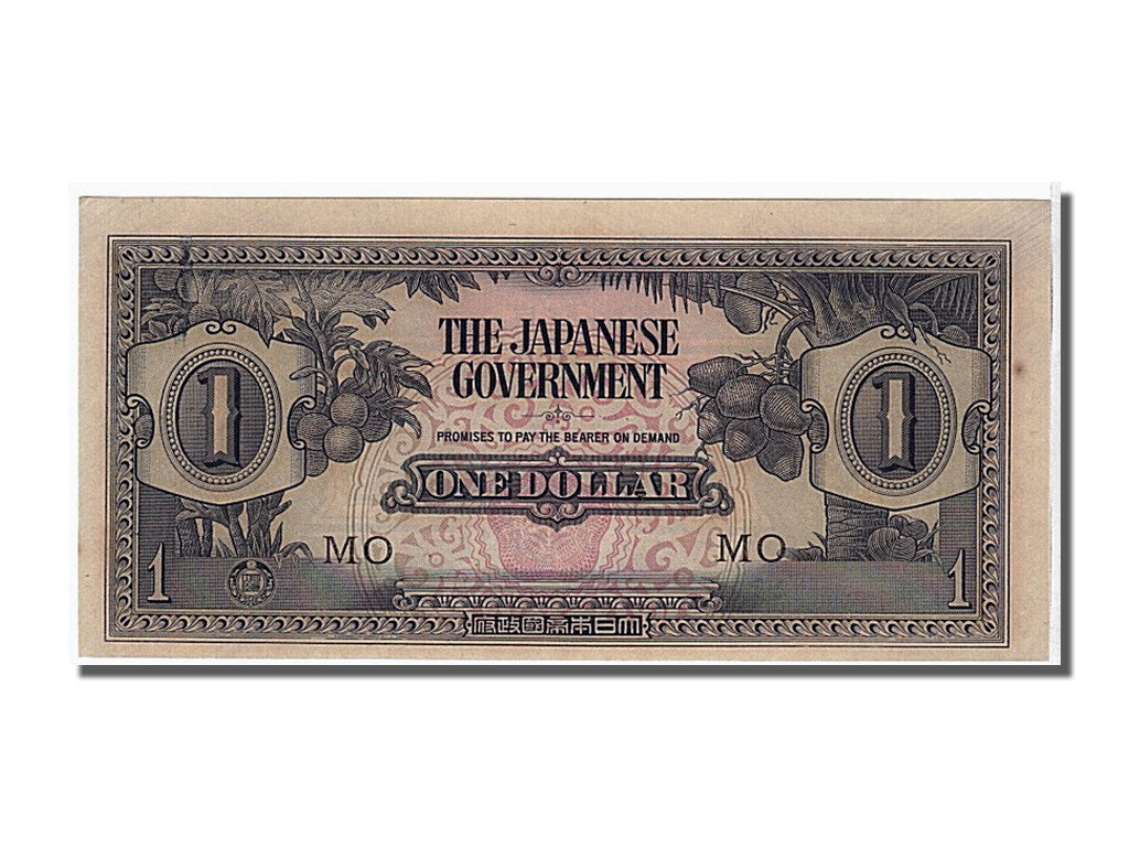 Malaya, 1 Dollar, 1942, KM #M5c, UNC(65-70), MO