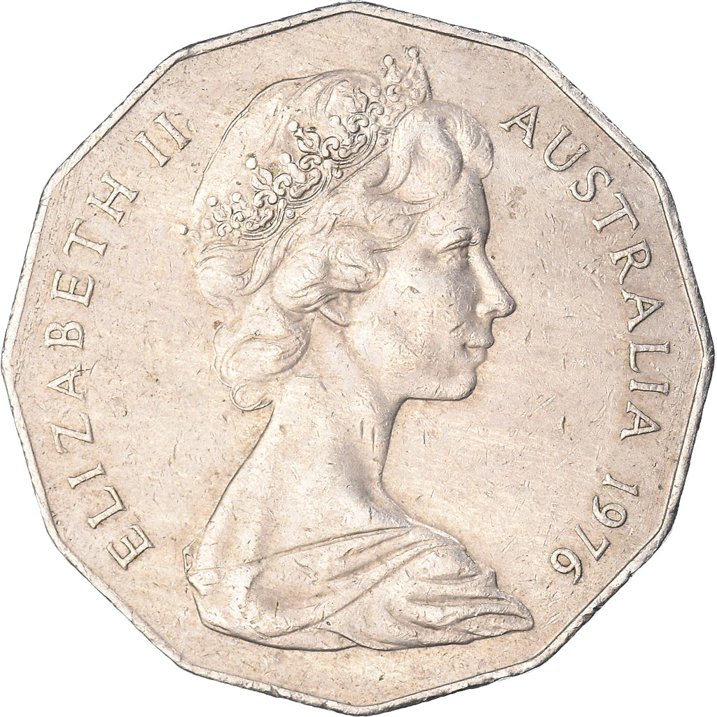 Moneta, Australia, 50 Cents, 1976