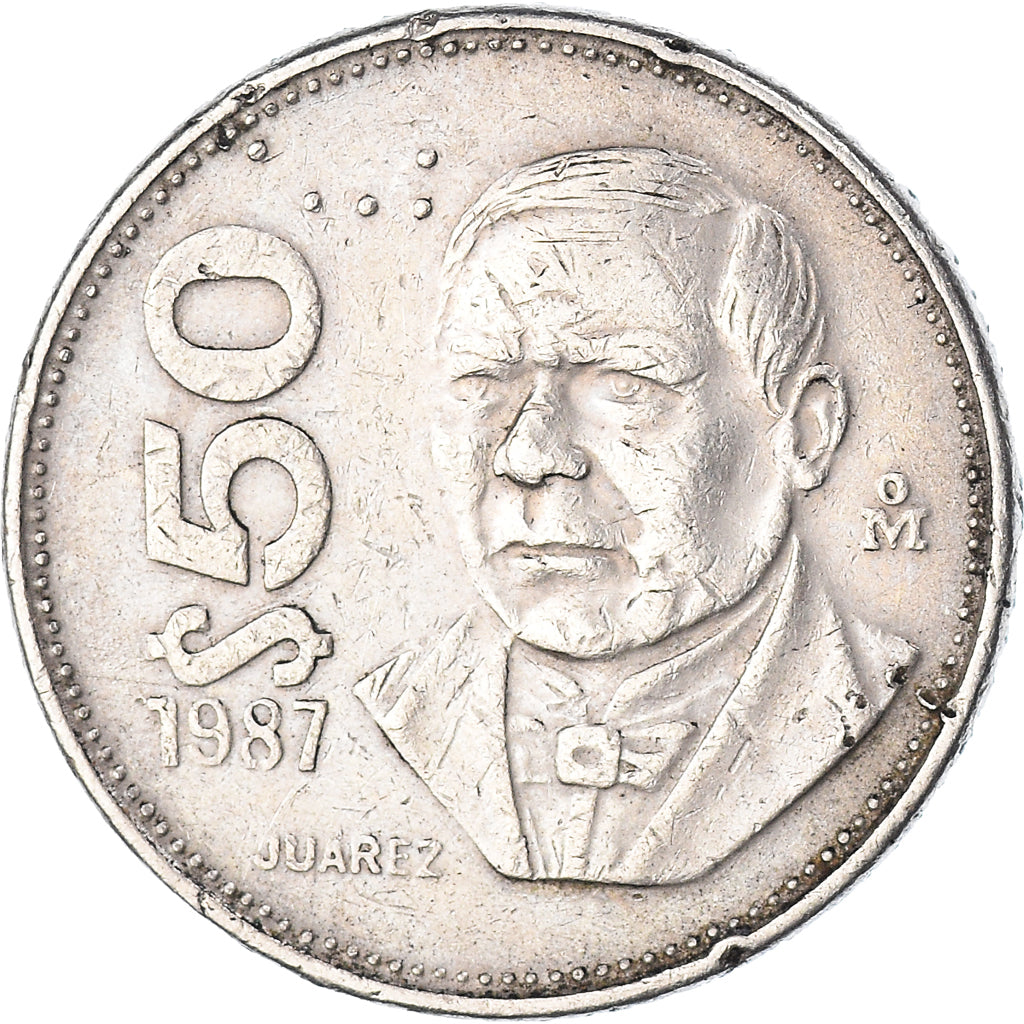 Moneta, Messico, 50 Pesos, 1987