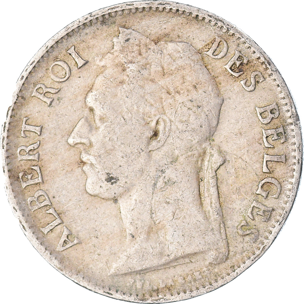 Munten, Belgisch Congo, 50 Centimes, 1921