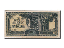 Malaya, 10 Dollars, 1942, KM #M7b, UNC(63), MN