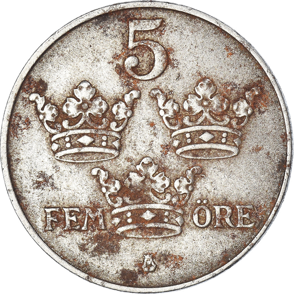 Moneta, Szwecja, 5 Öre, 1942