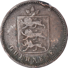 Moeda, Guernesey, 4 Doubles, 1830