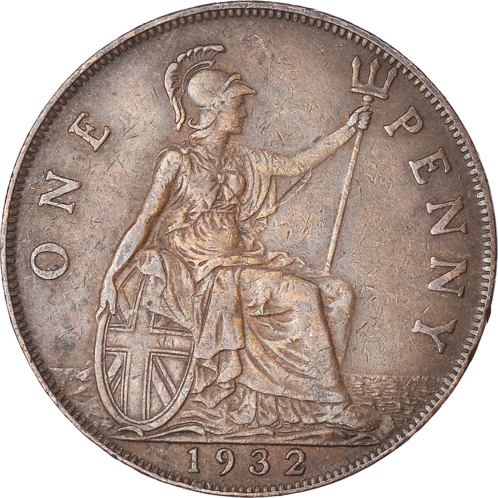 Coin, Great Britain, Penny, 1932