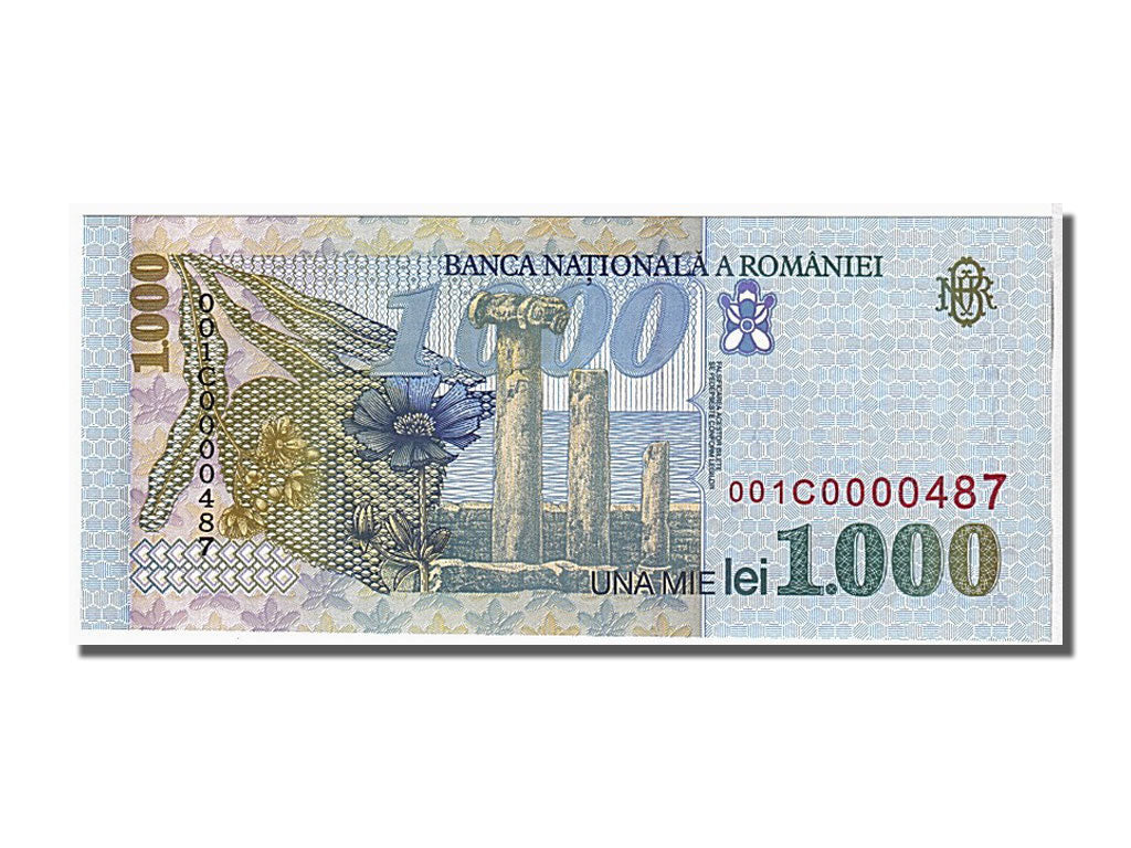 Geldschein, Rumänien, 1000 Lei, 1998, KM:106, UNZ