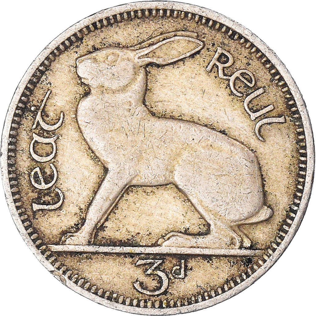 Munten, REPUBLIEK IERLAND, 3 Pence, 1962