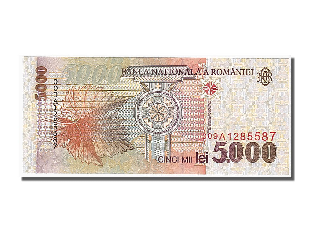 Romania, 5000 Lei, 1998, KM #107a, UNC(65-70), 009A1285587