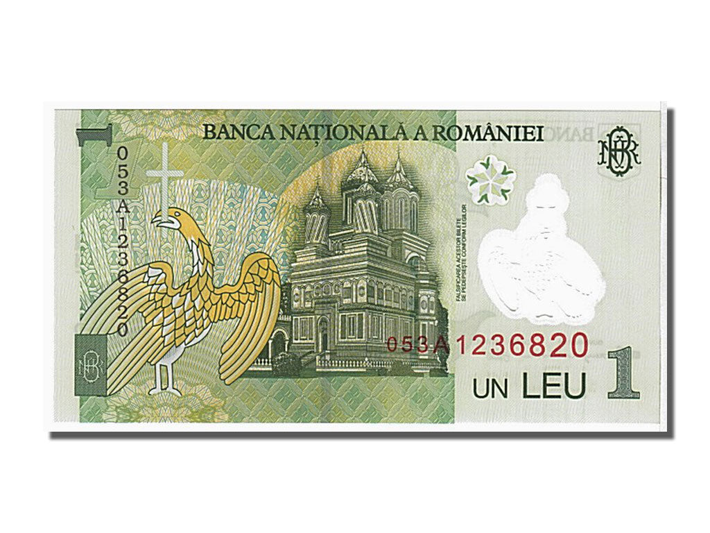 Romania, 1 Leu, 2005, KM #117a, UNC(65-70), 053A1236820