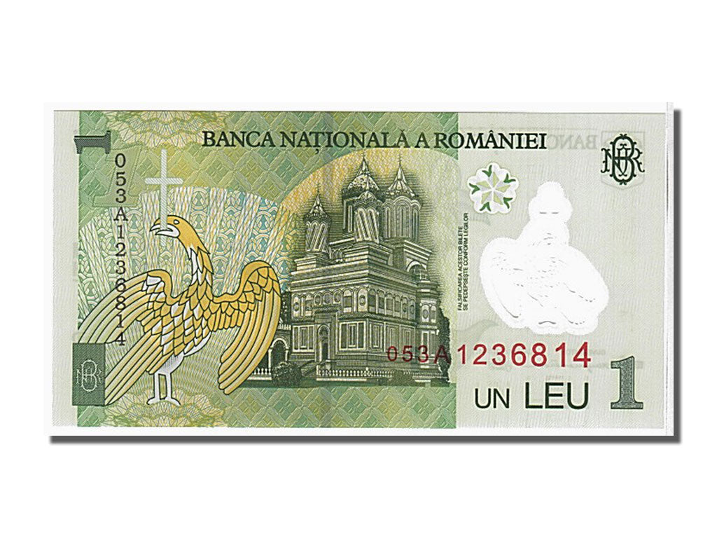 Banknote, Romania, 1 Leu, 2005, KM:117a, UNC(65-70)