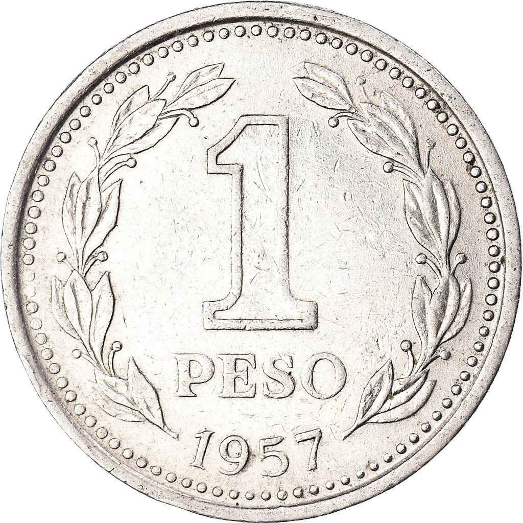 Coin, Argentina, Peso, 1957