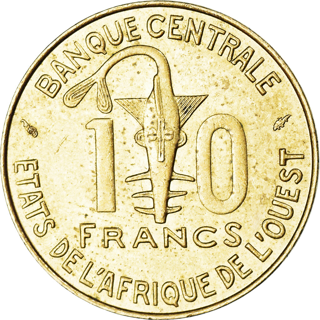 Moneda, Estados del África Occidental, 10 Francs, 1978