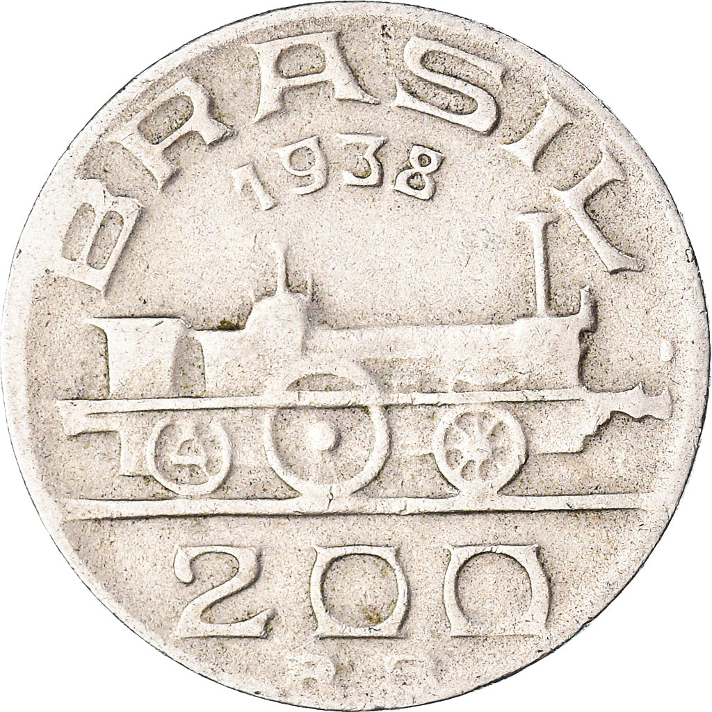 Moneta, Brasile, 200 Reis, 1938