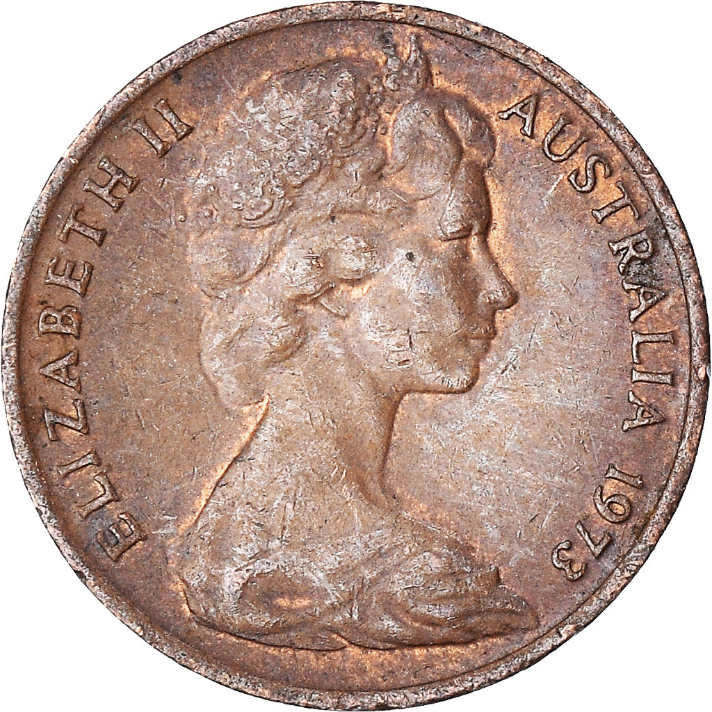 Moneda, Australia, Cent, 1973