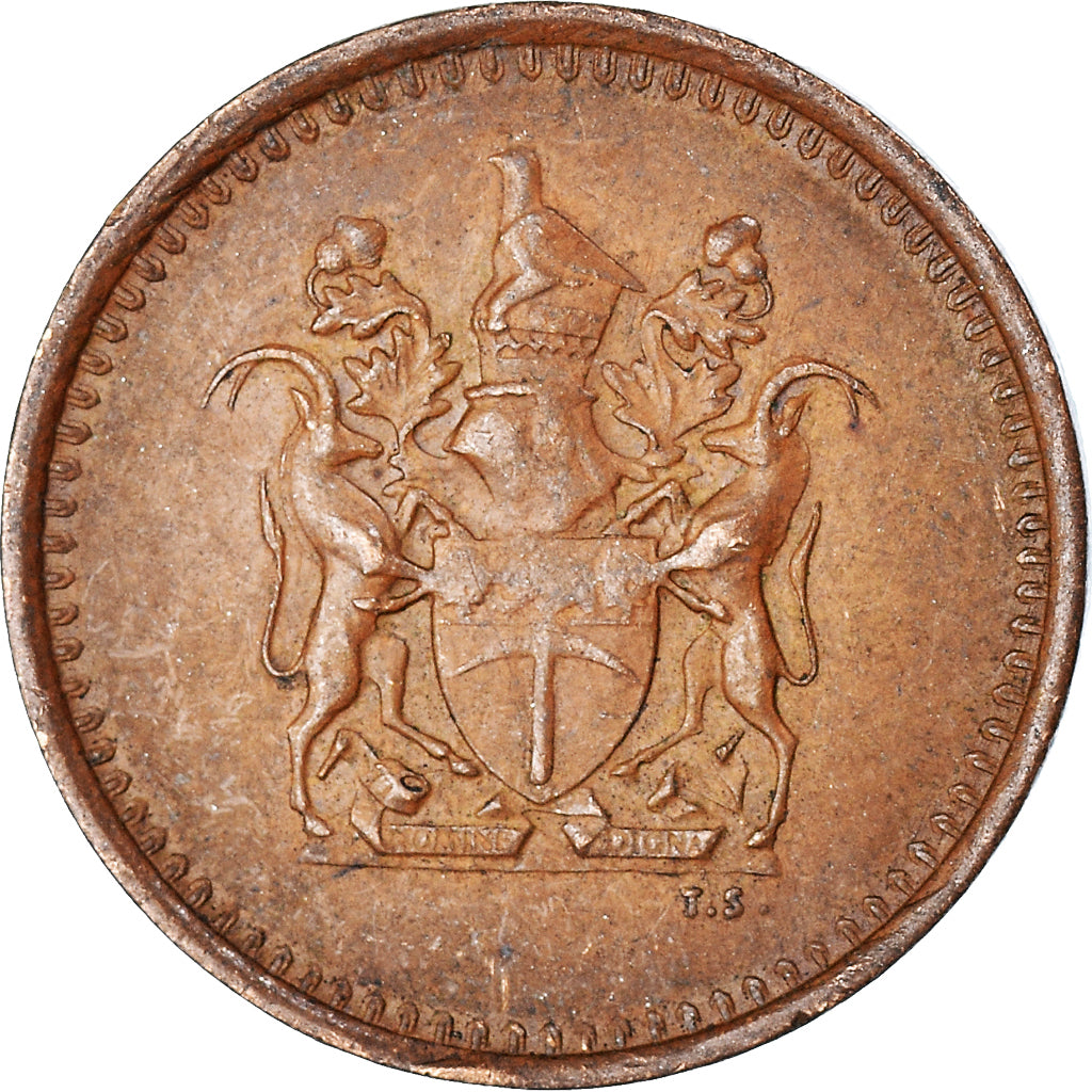 Coin, Rhodesia, Cent, 1970