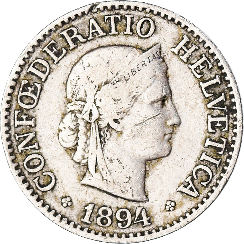 Coin, Switzerland, 10 Rappen, 1894