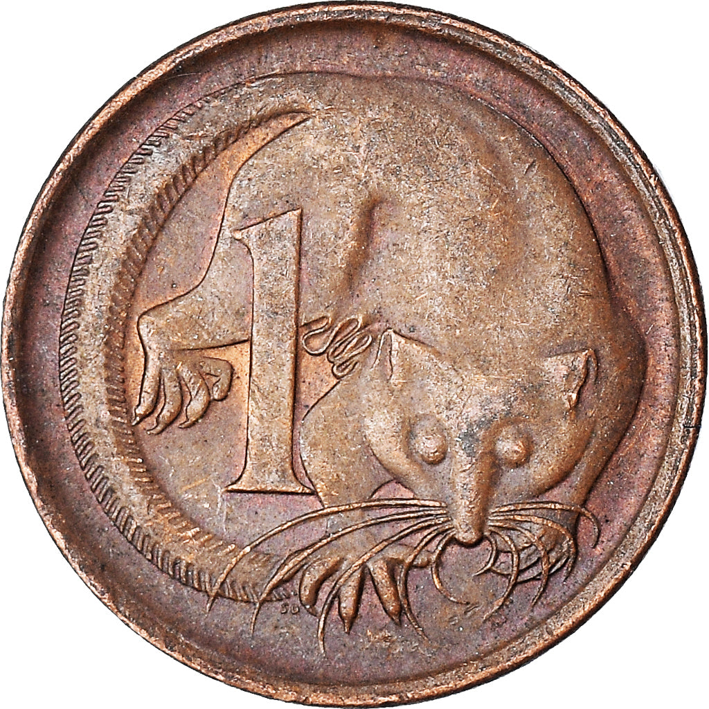 Moeda, Austrália, Cent, 1966