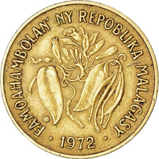 Coin, Madagascar, 10 Francs, 2 Ariary, 1972