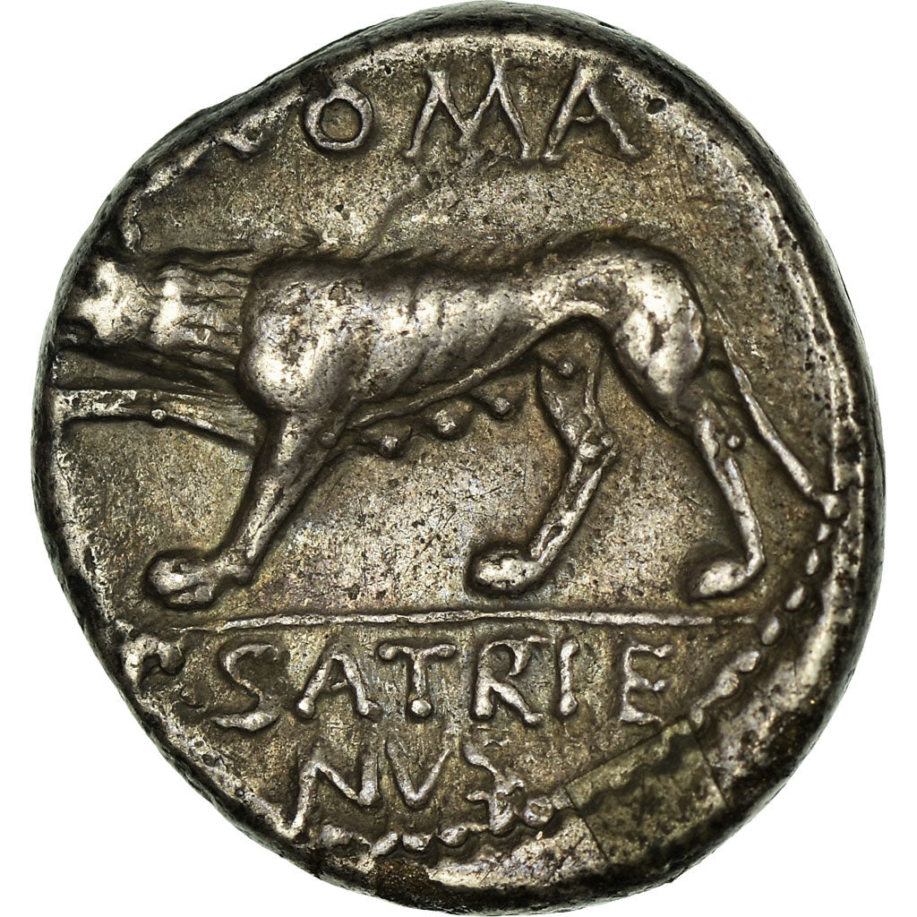 Moneda, Satriena, Denarius, EBC, Plata, Babelon:1
