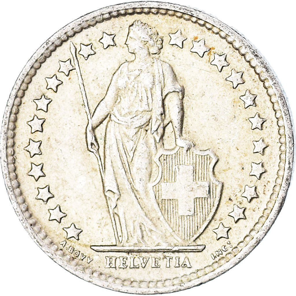 Moneta, Svizzera, 1/2 Franc, 1961