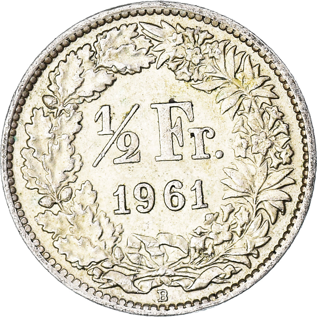 Moneta, Svizzera, 1/2 Franc, 1961