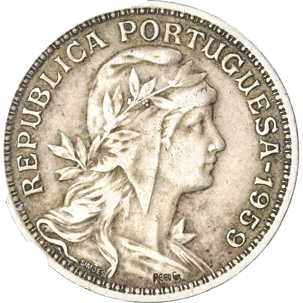 Coin, Portugal, 50 Centavos, 1959