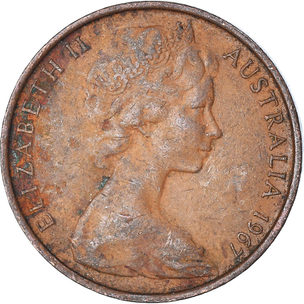 Moeda, Austrália, 2 Cents, 1967