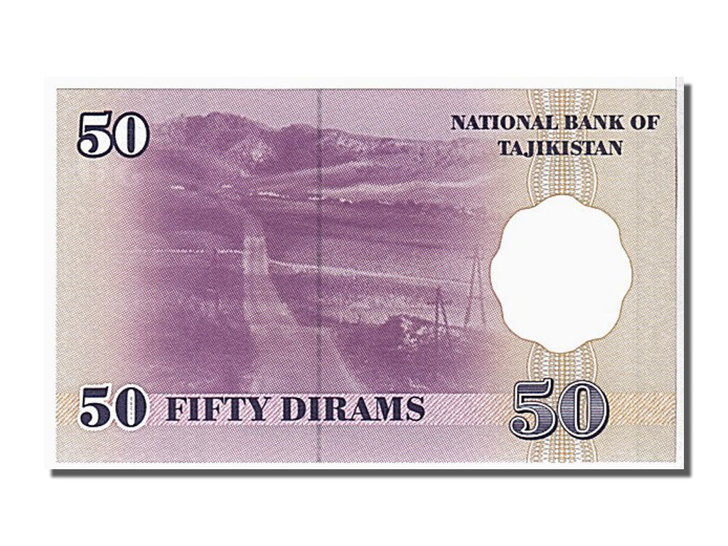 Tadjikistan, 50 Diram type 1999