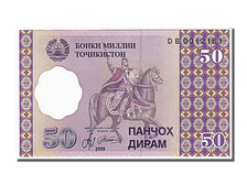 Banknote, Tajikistan, 50 Diram, 1999, KM:13a, UNC(65-70)