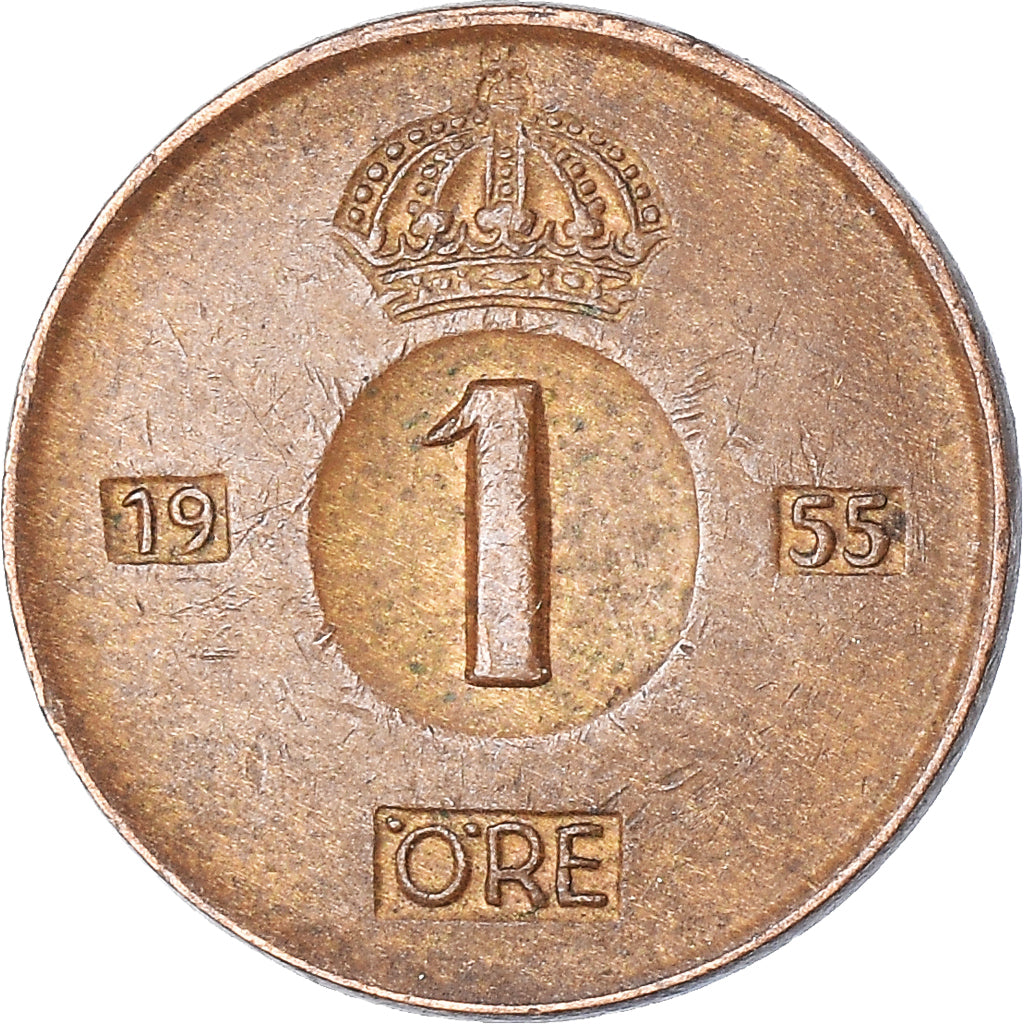 Coin, Sweden, Ore, 1955