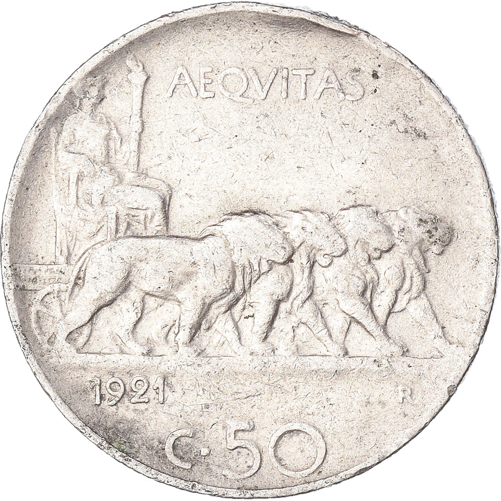 Coin, Italy, 50 Centesimi, 1921