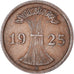 Moeda, ALEMANHA, REPÚBLICA DE WEIMAR, 2 Reichspfennig, 1925