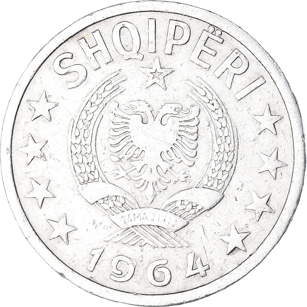 Moeda, Albânia, 20 Qindarka, 1964