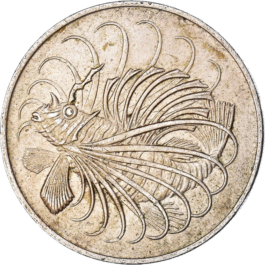 Coin, Singapore, 50 Cents, 1968