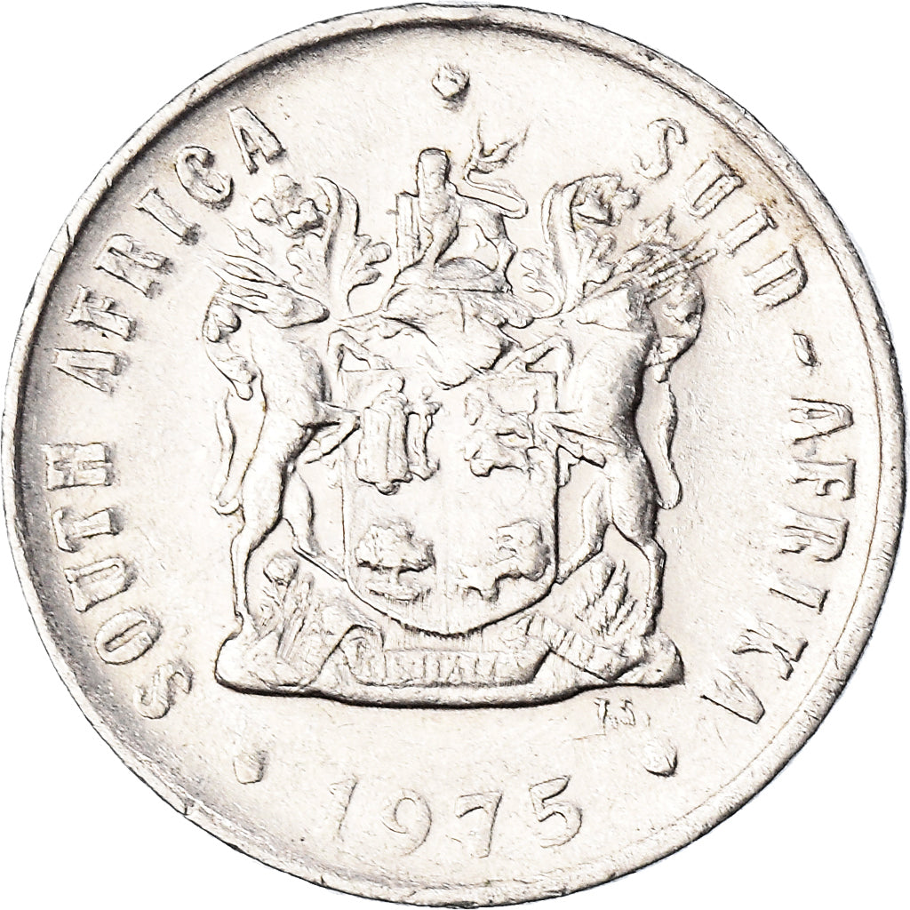 Münze, Südafrika, 10 Cents, 1975