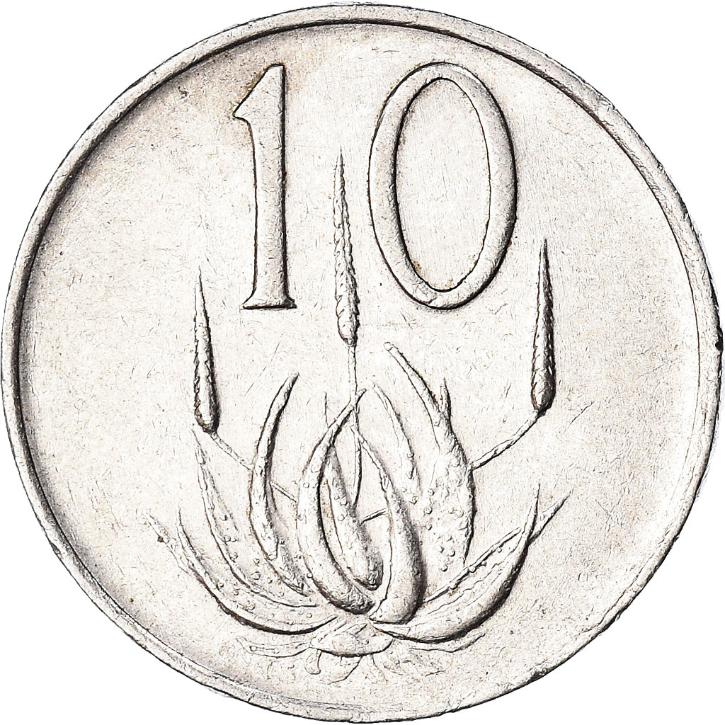 Münze, Südafrika, 10 Cents, 1975