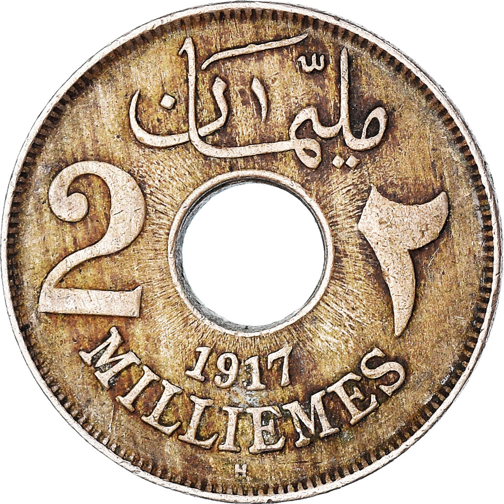 Münze, Ägypten, 2 Milliemes, 1917