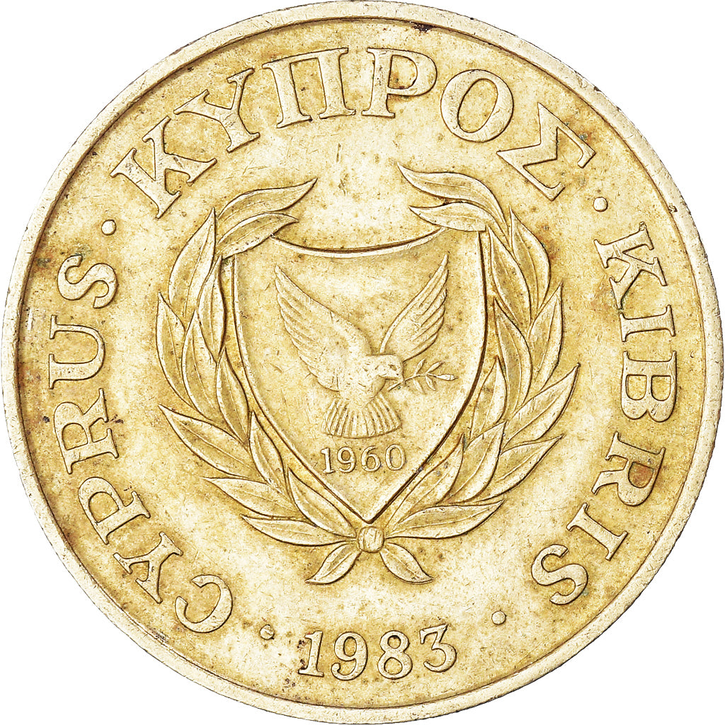 Münze, Zypern, 20 Cents, 1983