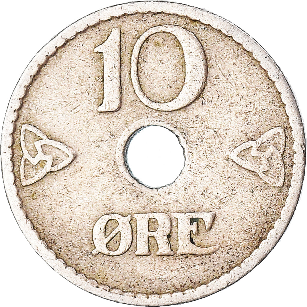 Münze, Norwegen, 10 Öre, 1924