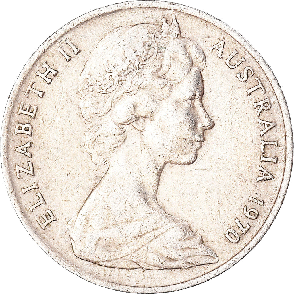Coin, 10 Cents, 1970