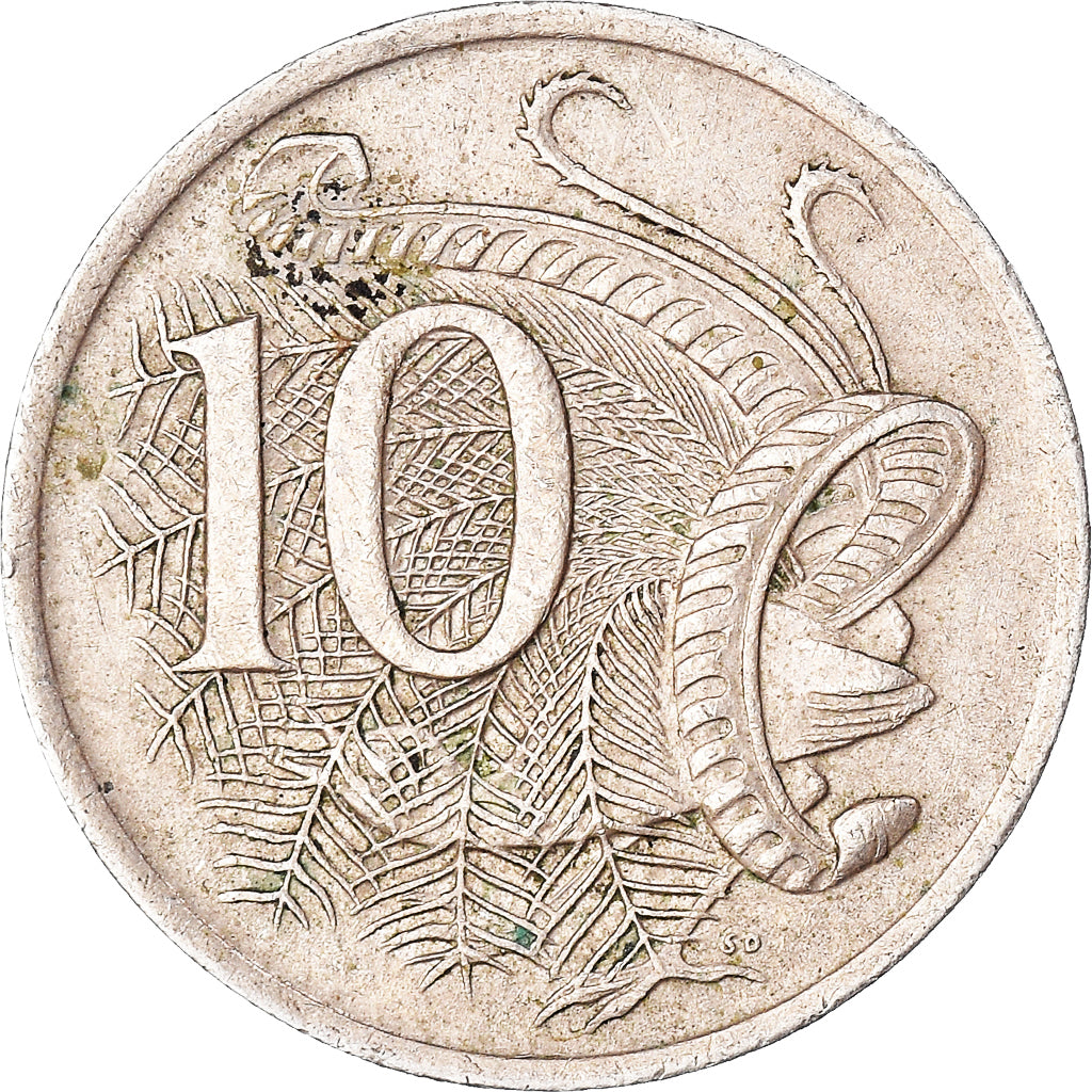 Coin, 10 Cents, 1970