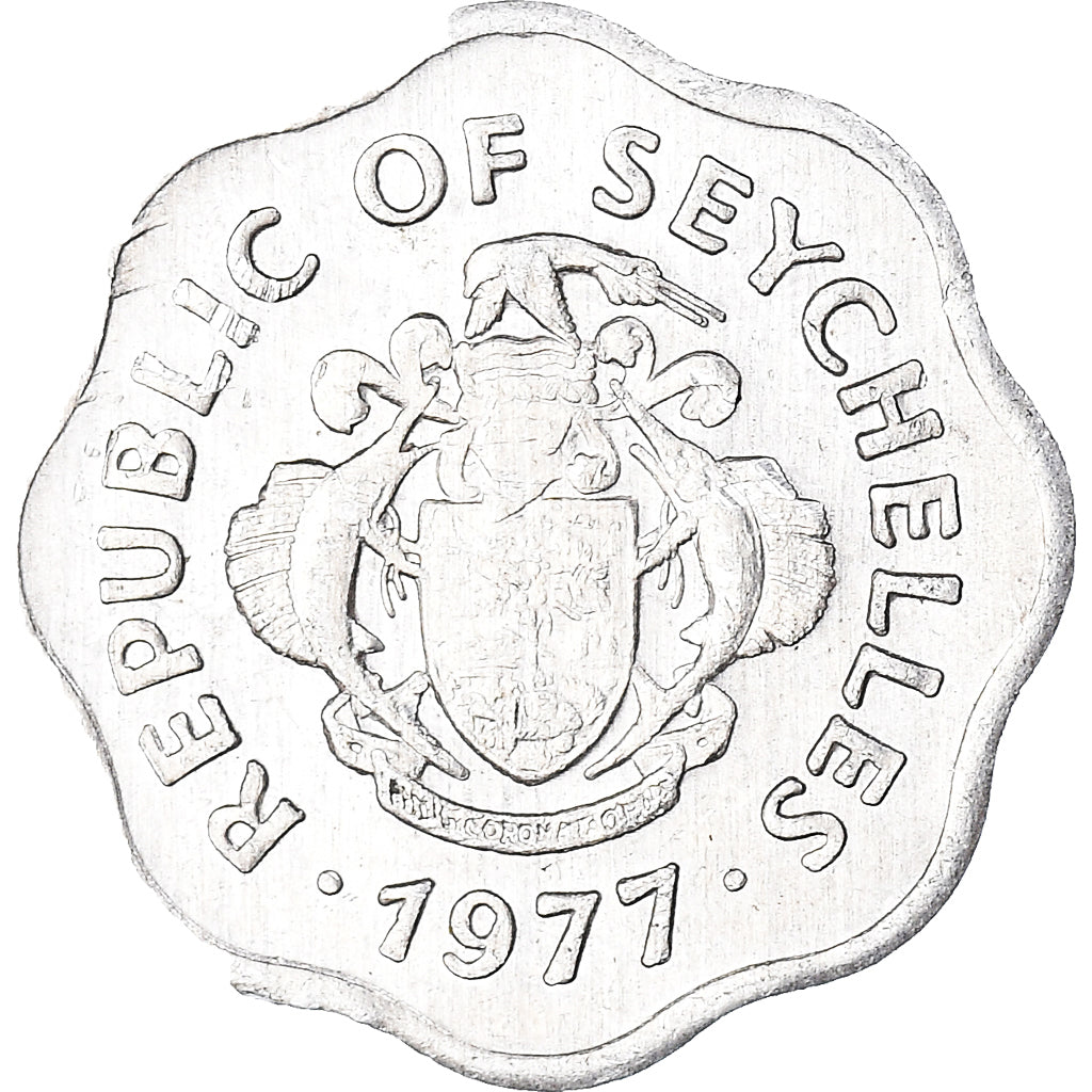 Coin, Seychelles, 5 Cents, 1977